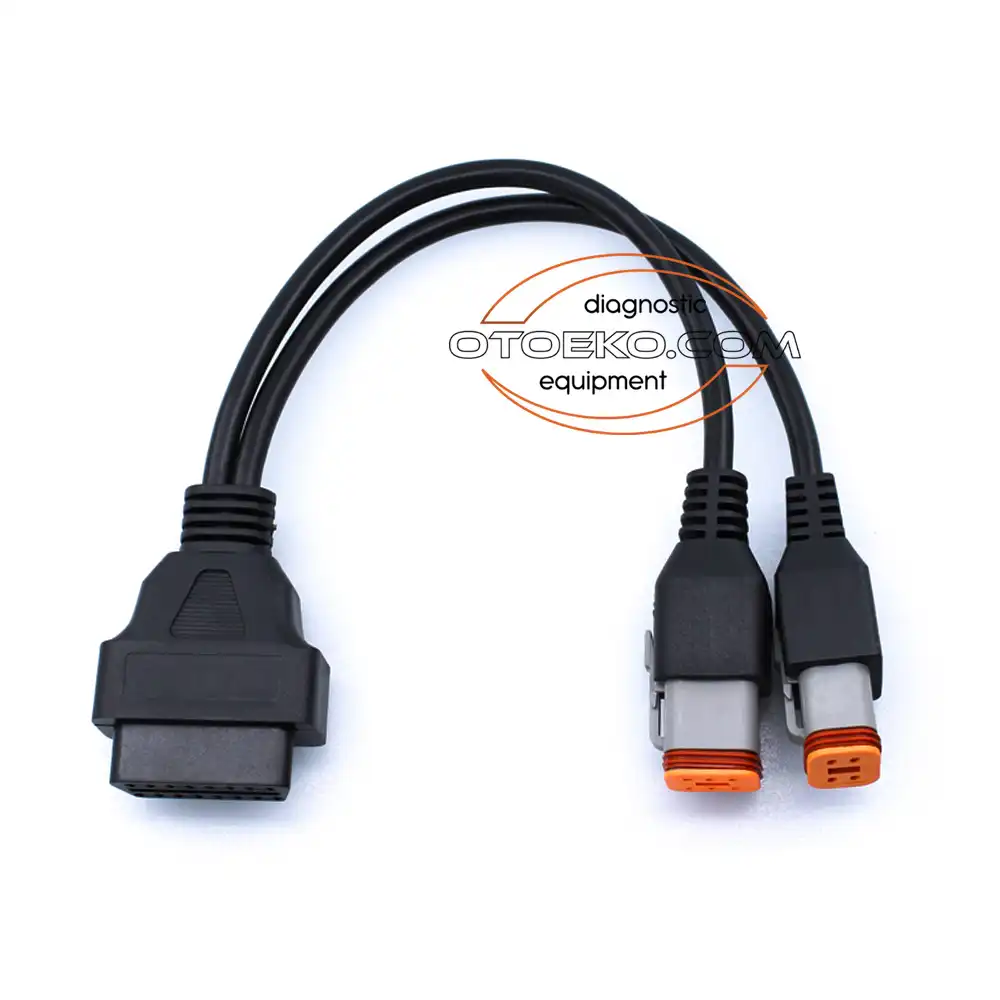 Harley Davidson 4 + 6 Pin - Obd2 OBD2 Diagnostic Adapter Cable - 4